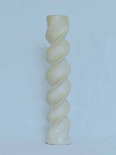 Kerzenhalter gedreht aus Speckstein (H ± 20 cm)